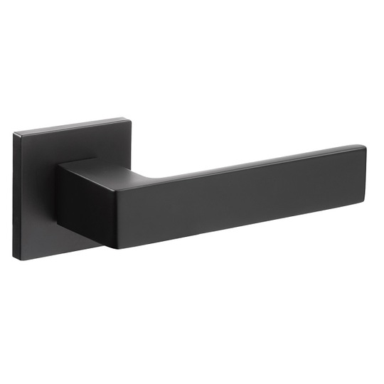Дверная ручка на тонкой розетке Adden Bau Grane Q560 Black