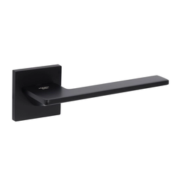 Дверная ручка на тонкой розетке Adden Bau Ground Q506 Black