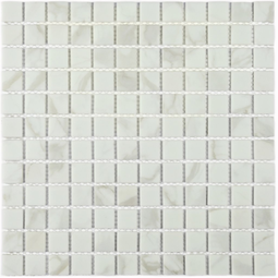 Мозаика стеклянная Bonaparte Mia White (matt) 30x30