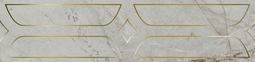 Бордюр Kerama Marazzi Ифран серый светлый 60x14,5 см ректификат KMB3STA001BR