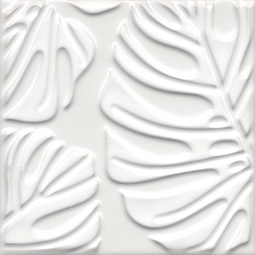 Декор Kerama Marazzi Агдаль 2 белый матовый структура 15x15 см KMD2SFC001BN