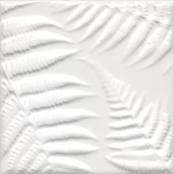 Декор Kerama Marazzi Агдаль 3 белый матовый структура 15x15 см KMD2SFD001BN