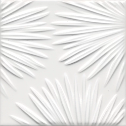 Декор Kerama Marazzi Агдаль 4 белый матовый структура 15x15 см KMD2SFE001BN