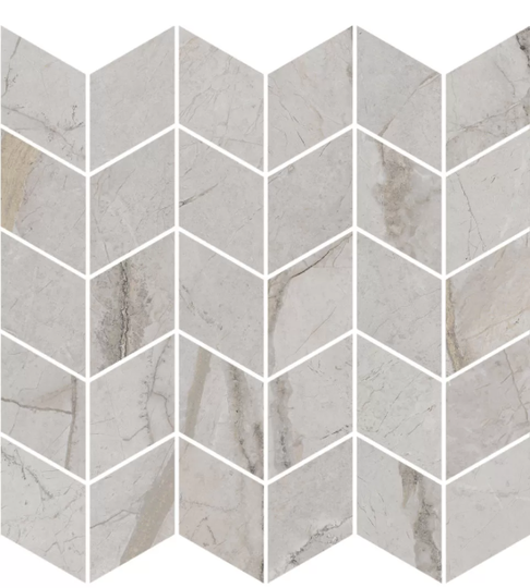 Декор Kerama Marazzi Ифран мозаичный серый светлый 30x31,2 см ректификат KMD2MSM007BR