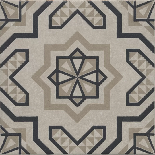 Декор Kerama Marazzi Касабланка серый светлый 20x20 см KMD3STA047GN