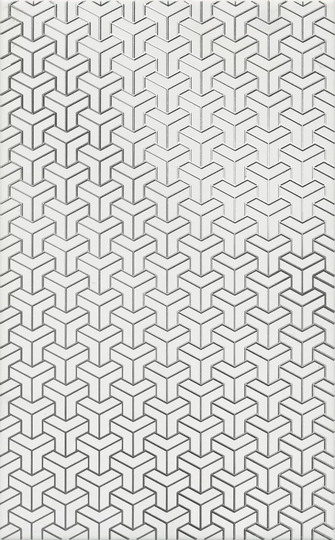 Декор Kerama Marazzi Ломбардиа белый 25х40 см HGD\A371\6397