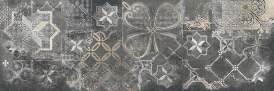 Настенная плитка Delacora Kreo Dark 24,6x74 см ректификат WT15KRE07R