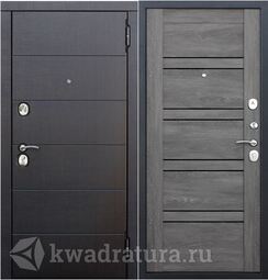 Уценка! Входная дверь Феррони Чикаго 10,5 Дуб шале графит  (2050*960 левая)