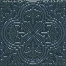 Декор Kerama Marazzi Фес бирюзовый темный 15x15 см KMD3STA004BN