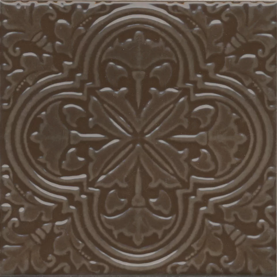 Декор Kerama Marazzi Фес коричневый 15x15 см KMD3STA005BN
