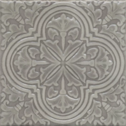 Декор Kerama Marazzi Фес серый 15x15 см KMD3STA006BN