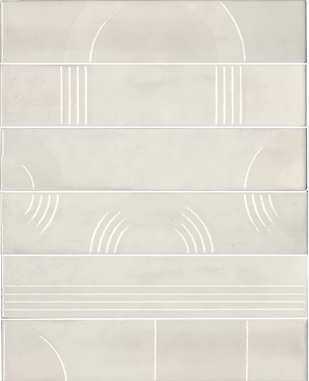 Панно Kerama Marazzi Мажорель белый (из 6 плит) 36x28,5 см KMP3STA001RN6X