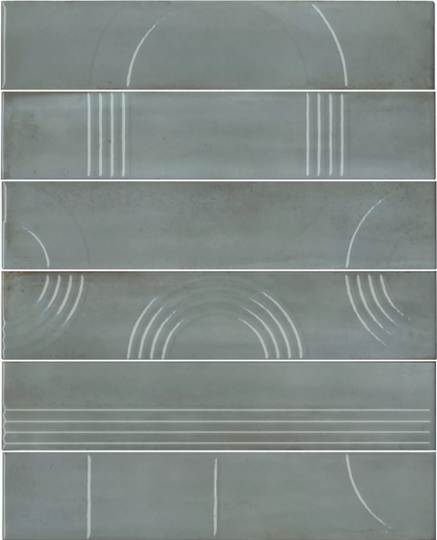 Панно Kerama Marazzi Мажорель голубой (из 6 плит) 36x28,5 см KMP3STA002RN6X