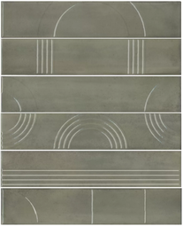 Панно Kerama Marazzi Мажорель зеленый (из 6 плит) 36x28,5 см KMP3STA003RN6X