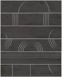 Панно Kerama Marazzi Мажорель черный (из 6 плит) 36x28,5 см KMP3STA009RN6X