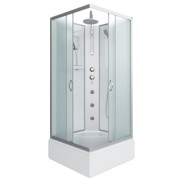Душевая кабина Niagara Classic NG-1108-14BKTG 90x90x210-240 матовое стекло без крыши