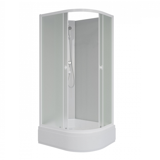 Душевая кабина Niagara Promo P90/80/26L/R/MT/BK 90x80x200 матовое стекло без крыши