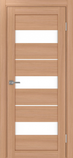 Межкомнатная дверь OPorte Турин 526 Ясень темный LACбелый