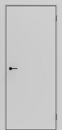 Межкомнатная дверь Portika Porta-50 4AB Nardo Grey алюминиевая черная кромка на 4 стороны