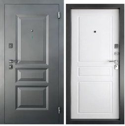 Входная дверь Промет Артик К Букле Графит/Ясень белый