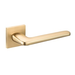 Дверная ручка на тонкой розетке Bussare Fresco A-55-40 W.Gold