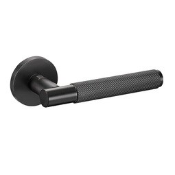 Дверная ручка на тонкой розетке Bussare Orla A-32-50 Black