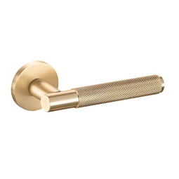 Дверная ручка на тонкой розетке Bussare Orla A-32-50 W.Gold