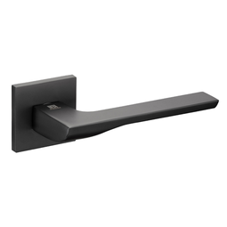Дверная ручка на тонкой розетке Bussare Remo A-14-40 Black