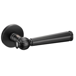 Дверная ручка на тонкой розетке Bussare Vaso A-41-50 Black