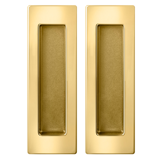 Ручка для раздвижной двери прямоугольная золото 24К