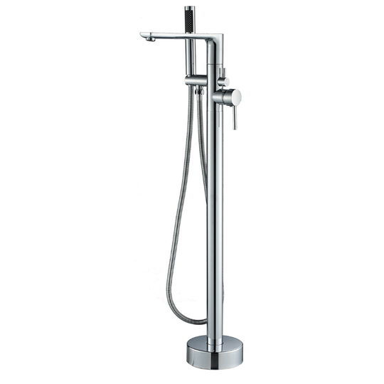 Смеситель для ванны Azario Rimini с душевой лейкой напольный