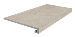 Ступень клееная фронтальная Kerama Marazzi Портленд бежевый светлый 33x80 см ректификат KM8080G0001RGCF