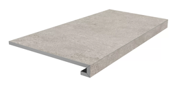 Ступень клееная фронтальная Kerama Marazzi Портленд серый светлый 33x80 см ректификат KM8080G0031RGCF