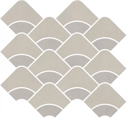 Декор Kerama Marazzi Таделакт наборный бежевый светлый/серый 30x28 см ректификат KMD2HID007BR