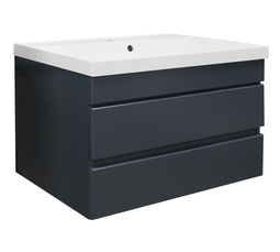 Тумба с раковиной Azario Эстима 80/2 графит