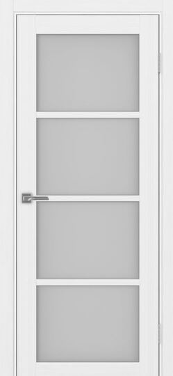 Сицилия 712.12 межкомнатная дверь белый лед со стеклом мателюкс