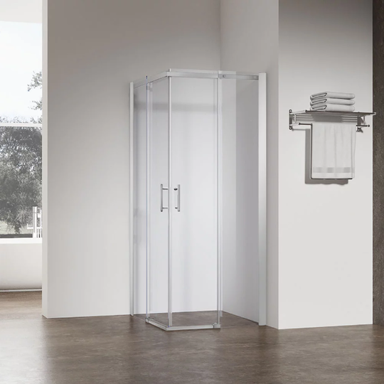 Душевой уголок Veconi RV-50CH 80x80x195 прозрачное стекло