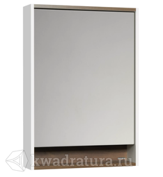 Зеркало-шкаф Акватон Капри 60 белый/таксония темная